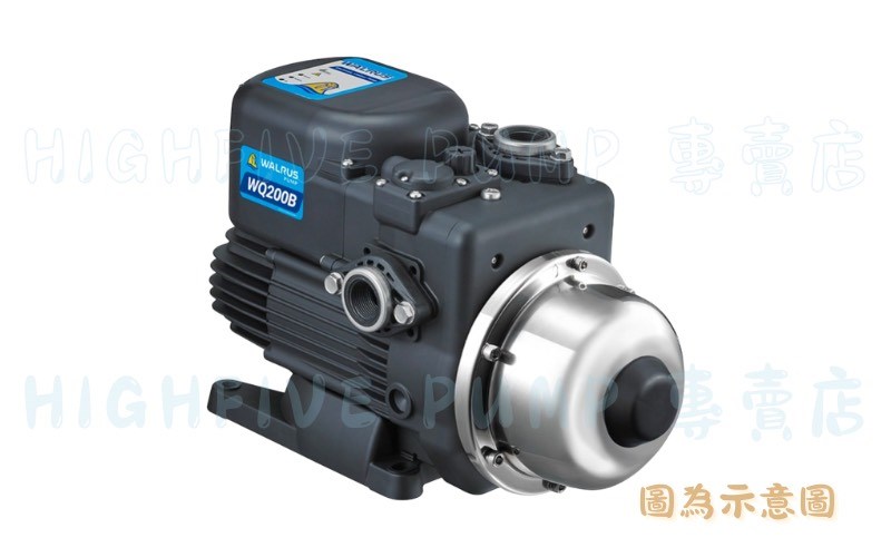 大井-WQ_B 水冷式電子穩壓加壓泵浦/電子式加壓機(水冷無風葉設計)